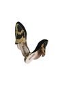 Zuecos - Mules - Animal Print de Mostaza