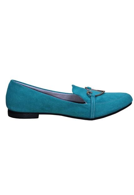 Mocasines Turquesa Con Corazon