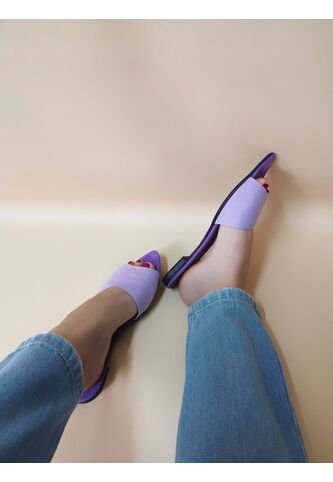 Sandalia Punta Lavande Mostaza