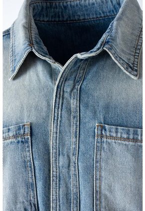 Chaqueta De Movies Tono Medio En Denim Para Hombre L
