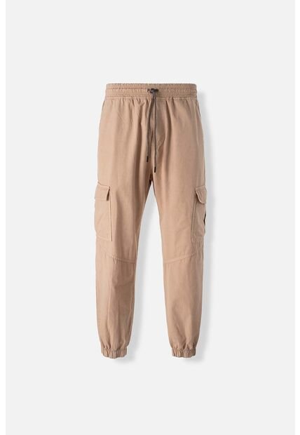 Jogger De Movies Caqui Con Bolsillos Para Hombre 32