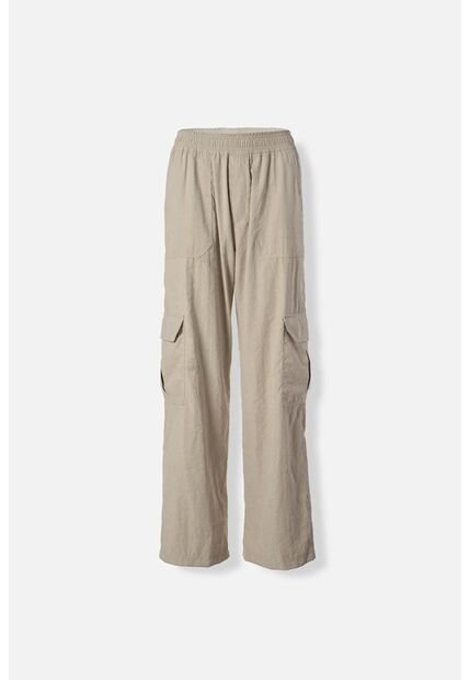 Pantalón De Movies Tipo Cargo Color Arena Para Mujer 6