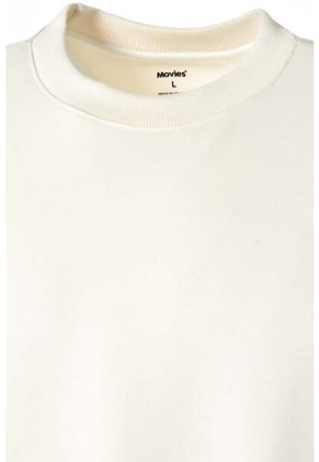 Camiseta De Movies Oversized Fit Marfil Para Hombre L