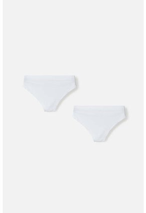 Pack X2 Panties De Movies Blanco Para Mujer XS