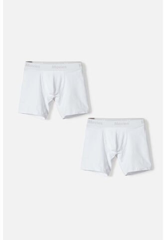 Pack X2 Boxers De Movies Blanco Para Hombre XL MOVIES
