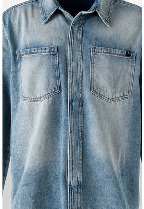 Chaqueta De Movies Tono Medio En Denim Para Hombre XS