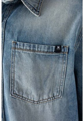 Chaqueta De Movies Tono Medio En Denim Para Hombre XS