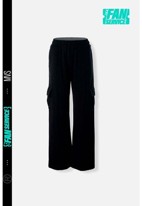 Jogger De Movies Tipo Cargo Negro Para Mujer