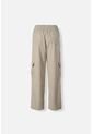 Pantalón De Movies Tipo Cargo Color Arena Para Mujer de MOVIES