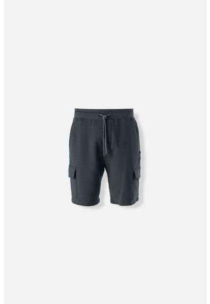 Bermuda De Movies Con Bolsillos Gris Grafito Para Hombre