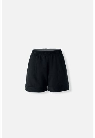 Short De Movies Con Cintura Elástica Negro Para Mujer 12 MOVIES