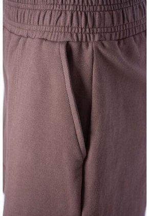 Short De Movies Con Cintura Elástica Cafe Para Mujer