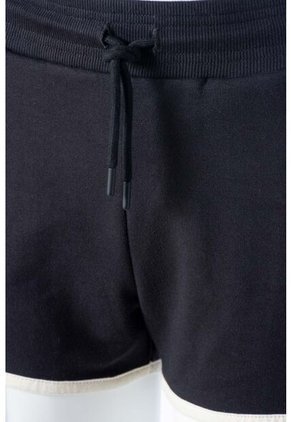 Short De Movies Con Cintura Elástica Negro Para Mujer 8