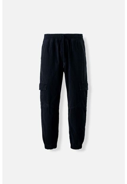 Jogger De Movies Negro Con Bolsillos Para Hombre 32