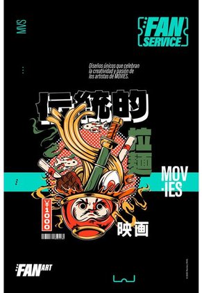 Camiseta De Movies Regular Fit Para Hombre S