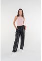 Jogger De Movies Negro Con Bolsillos Para Mujer 10 de MOVIES