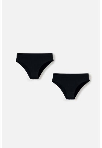 Pack X2 Panties De Movies Negro Para Mujer XS MOVIES
