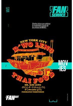 Camiseta De Movies Regular Fit Para Hombre S