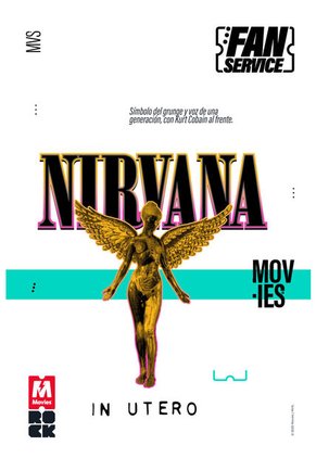 Camiseta De Nirvana Relax Fit Para Mujer M