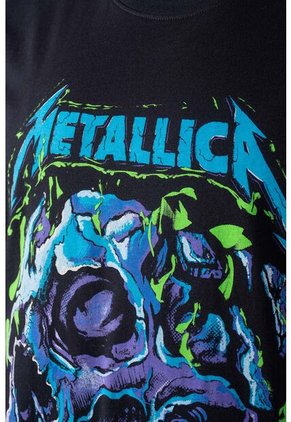Camiseta De Metallica Regular Fit Para Hombre XS