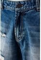 Short De Movies En Denim Tono Medio Con Rotos Para Mujer 10 de MOVIES