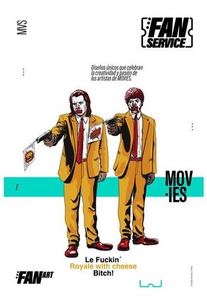 Camiseta De Movies Regular Fit Para Hombre L
