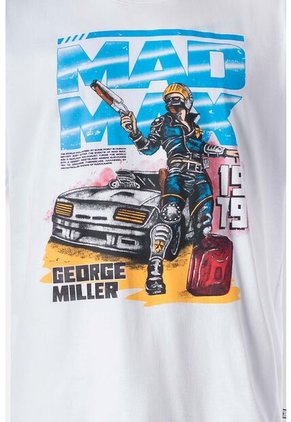 Camiseta De Movies Cuello Redondo Blanca Para Hombre XL