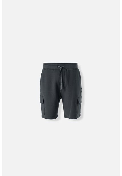 Bermuda De Movies Con Bolsillos Gris Grafito Para Hombre 30