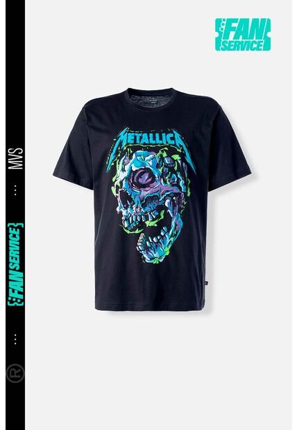 Camiseta De Metallica Regular Fit Para Hombre S