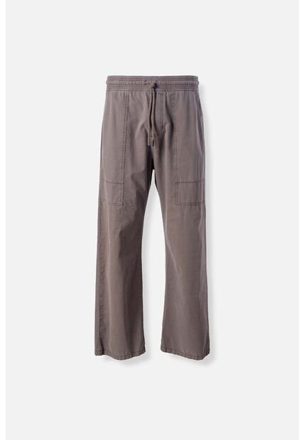 Jogger De Movies Con Cordon Ajustable Cafe Para Hombre