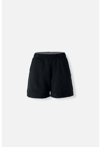 Short De Movies Con Cintura Elástica Negro Para Mujer 10 MOVIES