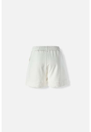 Short De Movies Con Cintura Elástica Marfil Para Mujer 6