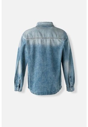 Chaqueta De Movies Tono Medio En Denim Para Hombre XS
