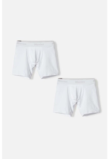 Pack X2 Boxers De Movies Blanco Para Hombre M