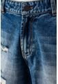 Short De Movies En Denim Tono Medio Con Rotos Para Mujer 8 de MOVIES