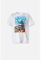 Camiseta De Movies Cuello Redondo Blanca Para Hombre M de MOVIES