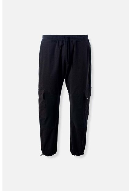 Jogger De Movies Negro Con Bolsillos Para Hombre 36