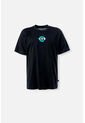 Camiseta De Movies Manga Corta Negra Para Hombre M de MOVIES