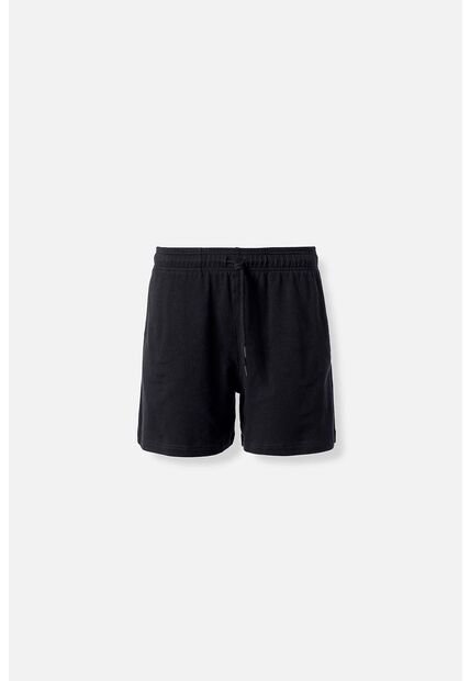 Short De Movies Con Cintura Elastica Negro Para Mujer 10