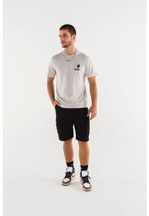 Bermuda De Movies Negra Con Bolsillos Tipo Cargo Para Hombre 30