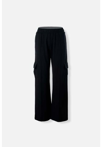 Jogger De Movies Tipo Cargo Negro Para Mujer 6 MOVIES
