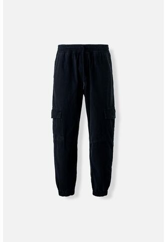 Jogger De Movies Negro Con Bolsillos Para Hombre 34 MOVIES