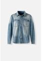 Chaqueta De Movies Tono Medio En Denim Para Hombre XS de MOVIES
