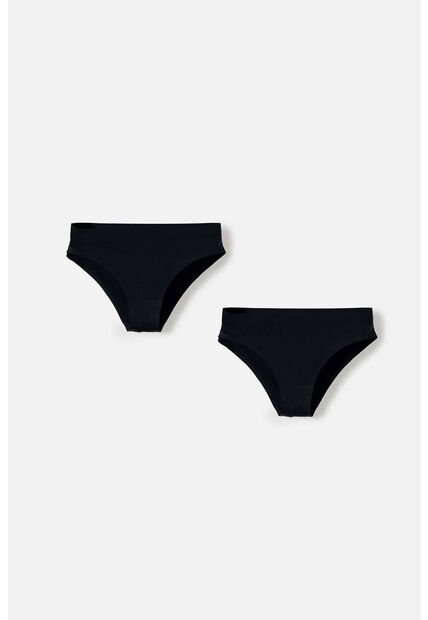 Pack X2 Panties De Movies Negro Para Mujer XL