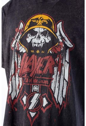 Camiseta De Slayer Regular Fit Para Hombre ( NO ENCENDER) XL