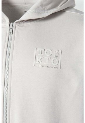 Buzo De Movies Gris Con Capucha Para Hombre XS