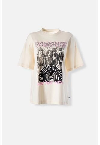 Camiseta De Ramones Regular Fit Para Mujer M MOVIES