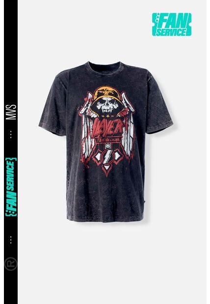 Camiseta De Slayer Regular Fit Para Hombre ( NO ENCENDER) XL