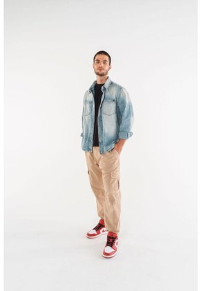 Jogger De Movies Caqui Con Bolsillos Para Hombre 32
