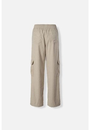 Pantalón De Movies Tipo Cargo Color Arena Para Mujer 6